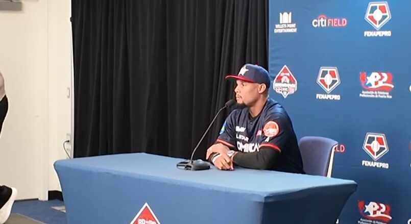 Carlos Gómez calienta el ambiente antes del juego feente a Puerto Rico en el Citi Field: “Es un juego para el público… pero vinimos a ganar”