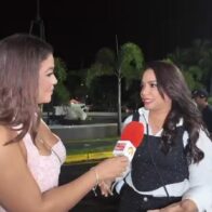 Betty Gerónimo llega junto a su familia para disfrutar del concierto de Ilegales en su 30 aniversario