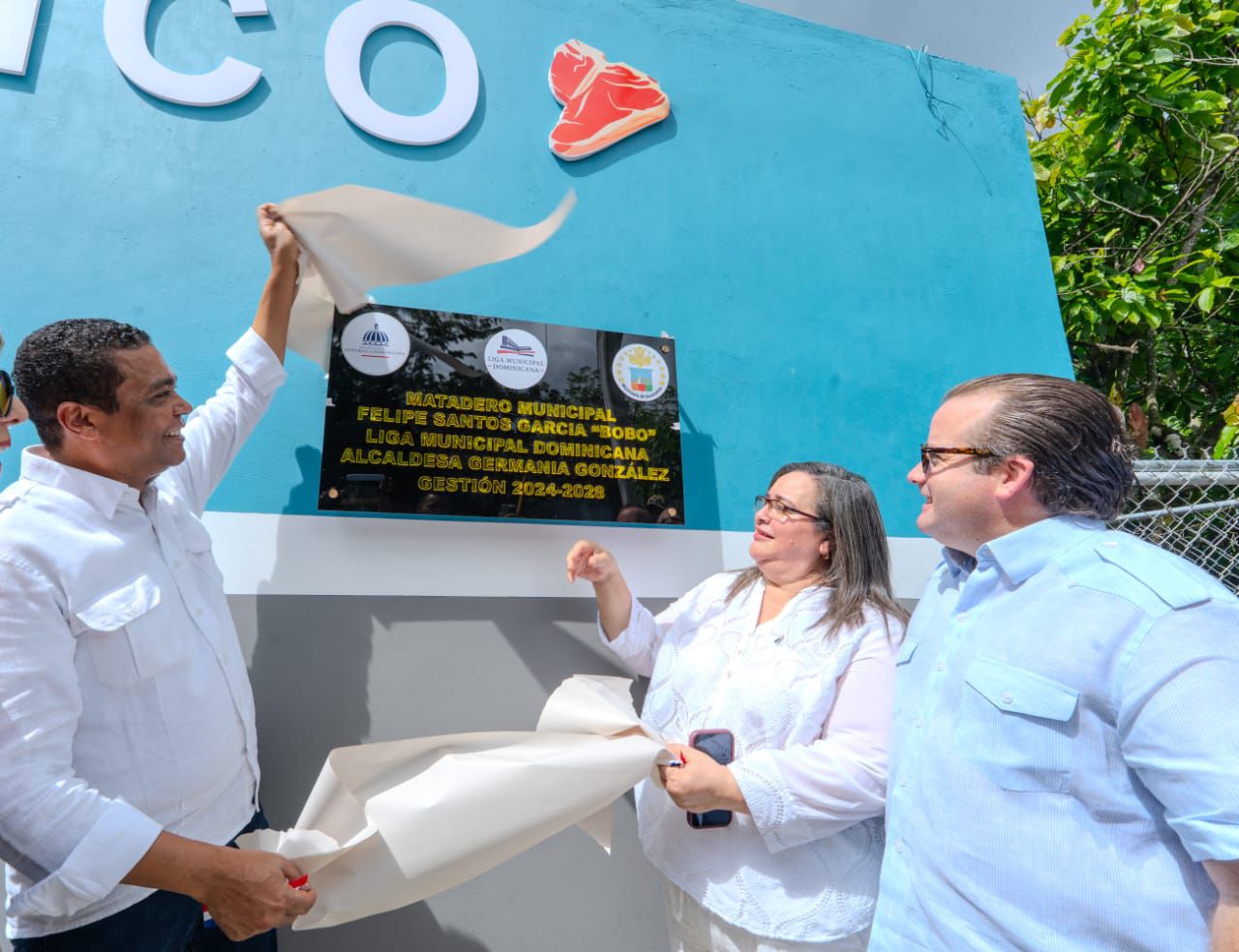Liga Municipal Dominicana inaugura moderno matadero municipal en Puerto Plata