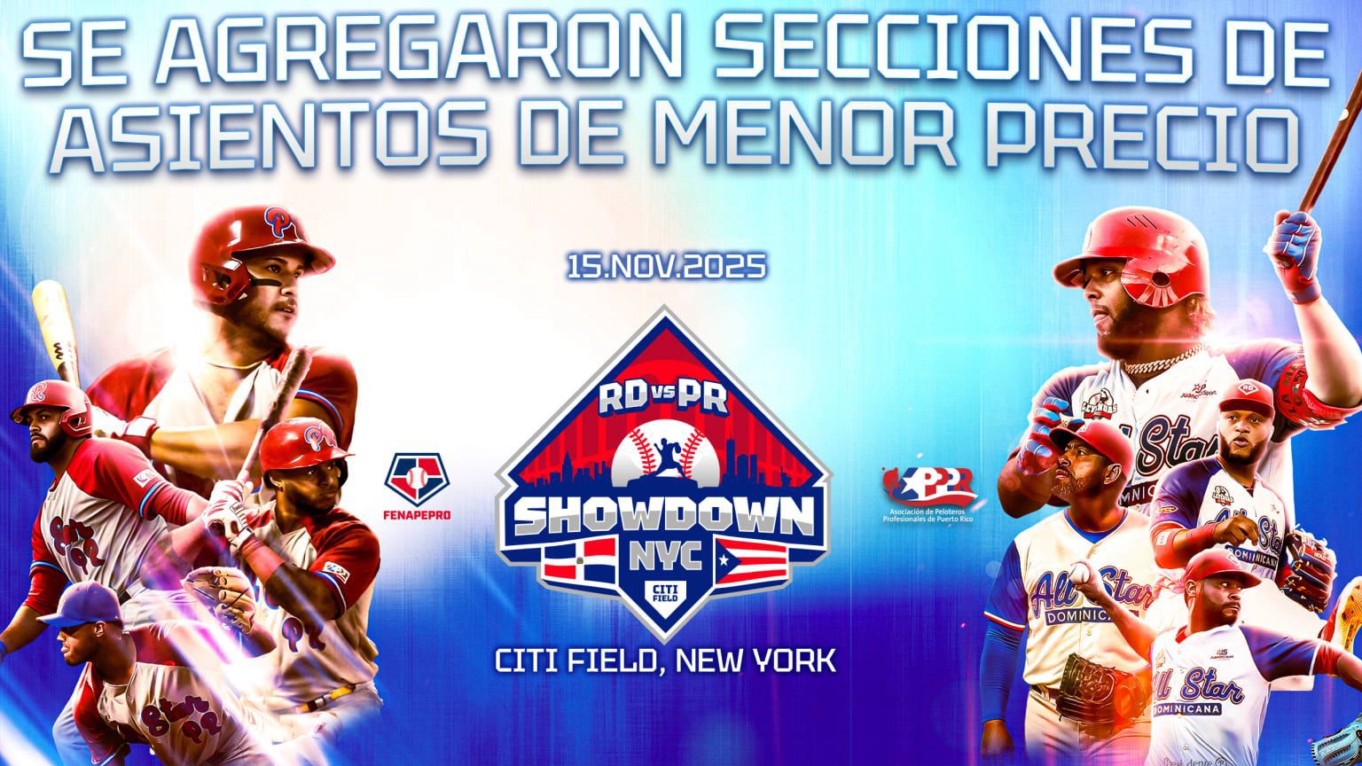“Los Mets abren nuevas secciones en Citi Field por alta demanda del “Showdown: RD vs PR”