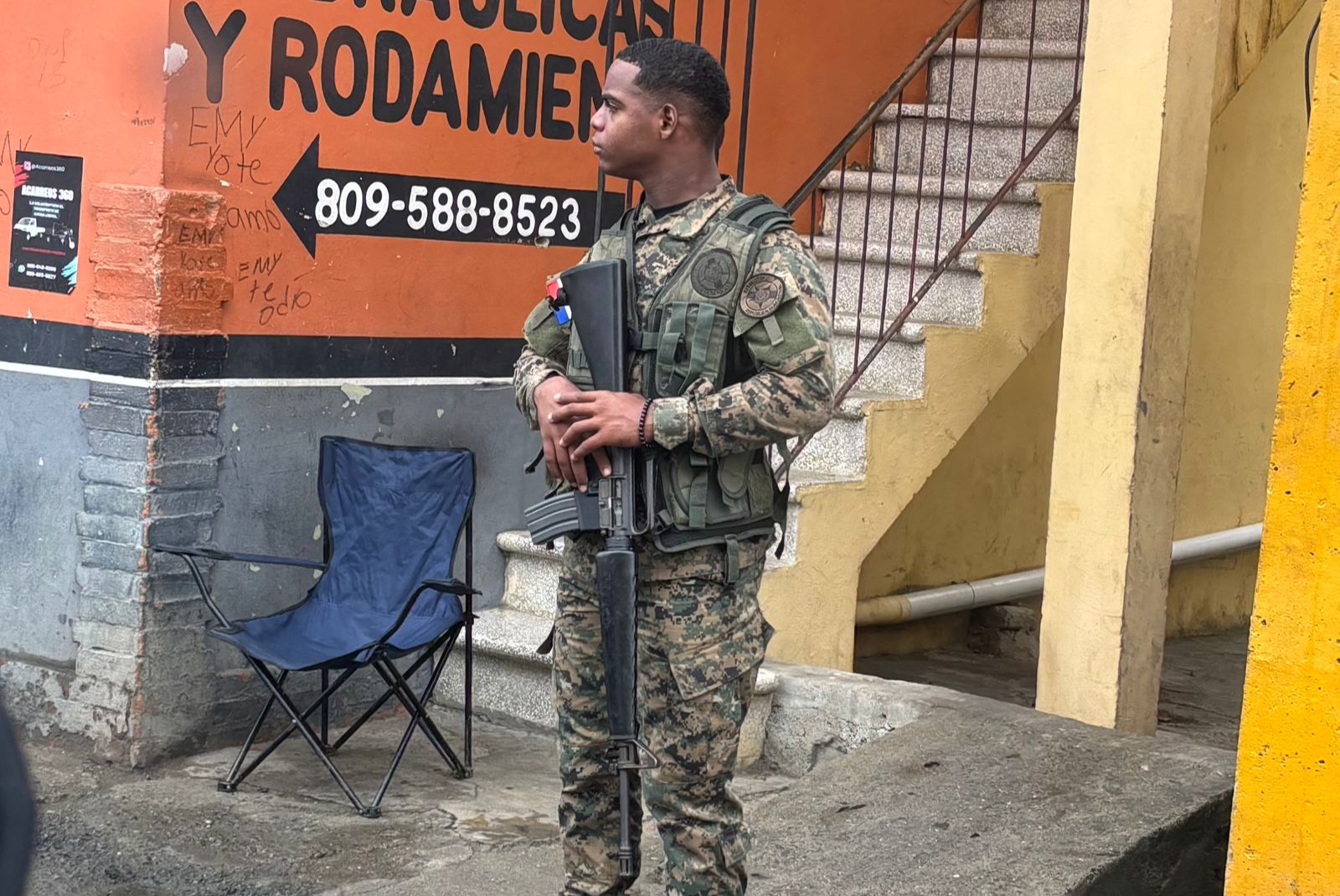 Militarizan principales vías de San Francisco de Macorís por visita del presidente Abinader