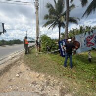 Autoridades retiran vallas publicitarias ilegales en Verón–Punta Cana para reducir la contaminación visual