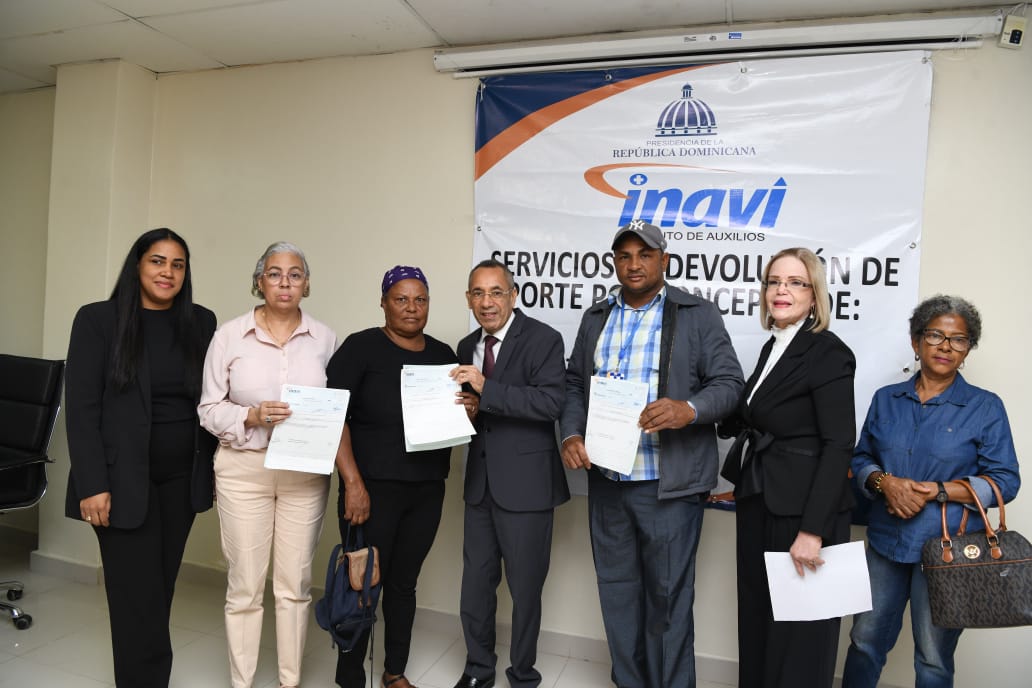 INAVI devuelve más de RD$2.5 millones a exservidores públicos