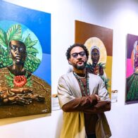 El arte de Kashmir Jones evoca la fuerza de Mamá Tingó en el Mangú Dominican Art Festival