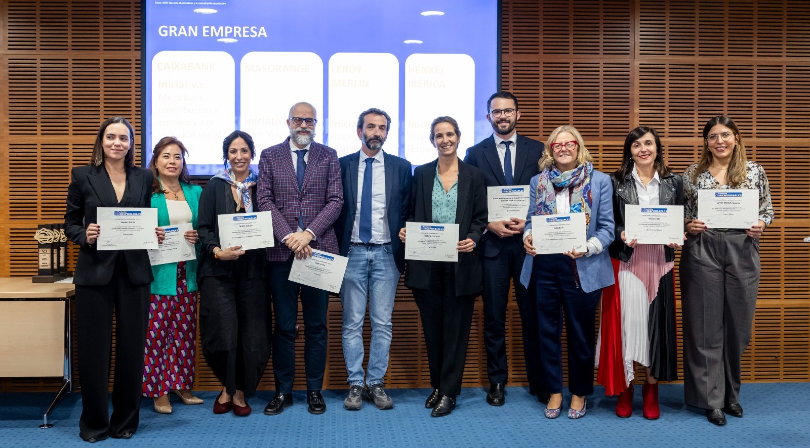 Banreservas recibe reconocimiento en Premio Corresponsables por sus prácticas de inclusión financiera
