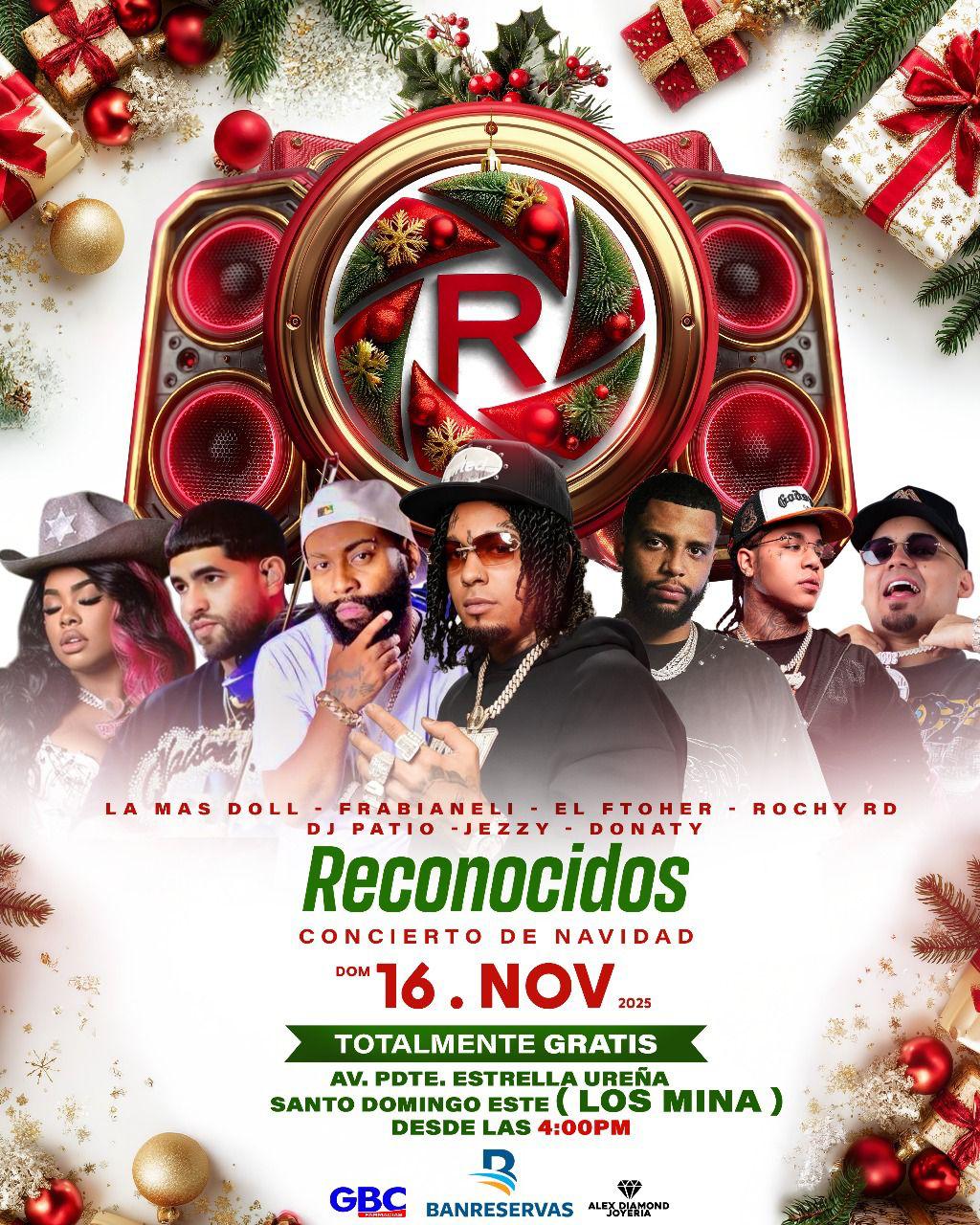 ReconocidosNet lleva su segundo gran Concierto Navideño a Los Mina