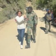 Militares intervienen en protesta de la comunidad de La Culata, Constanza, por construcción de carretera