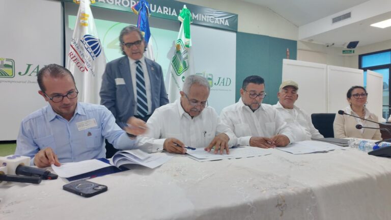 TNR y JAD firman acuerdo para modernizar el riego y elevar la productividad agrícola en el país
