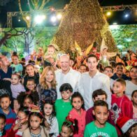 Alcalde Ulises Rodríguez deja encendida la Navidad con la apertura del Bosque Encantado “Encantus” en Santiago