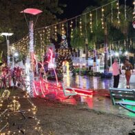 Encendido navideño ilumina el Parque Duarte y marca el inicio de la navidad en Bonao