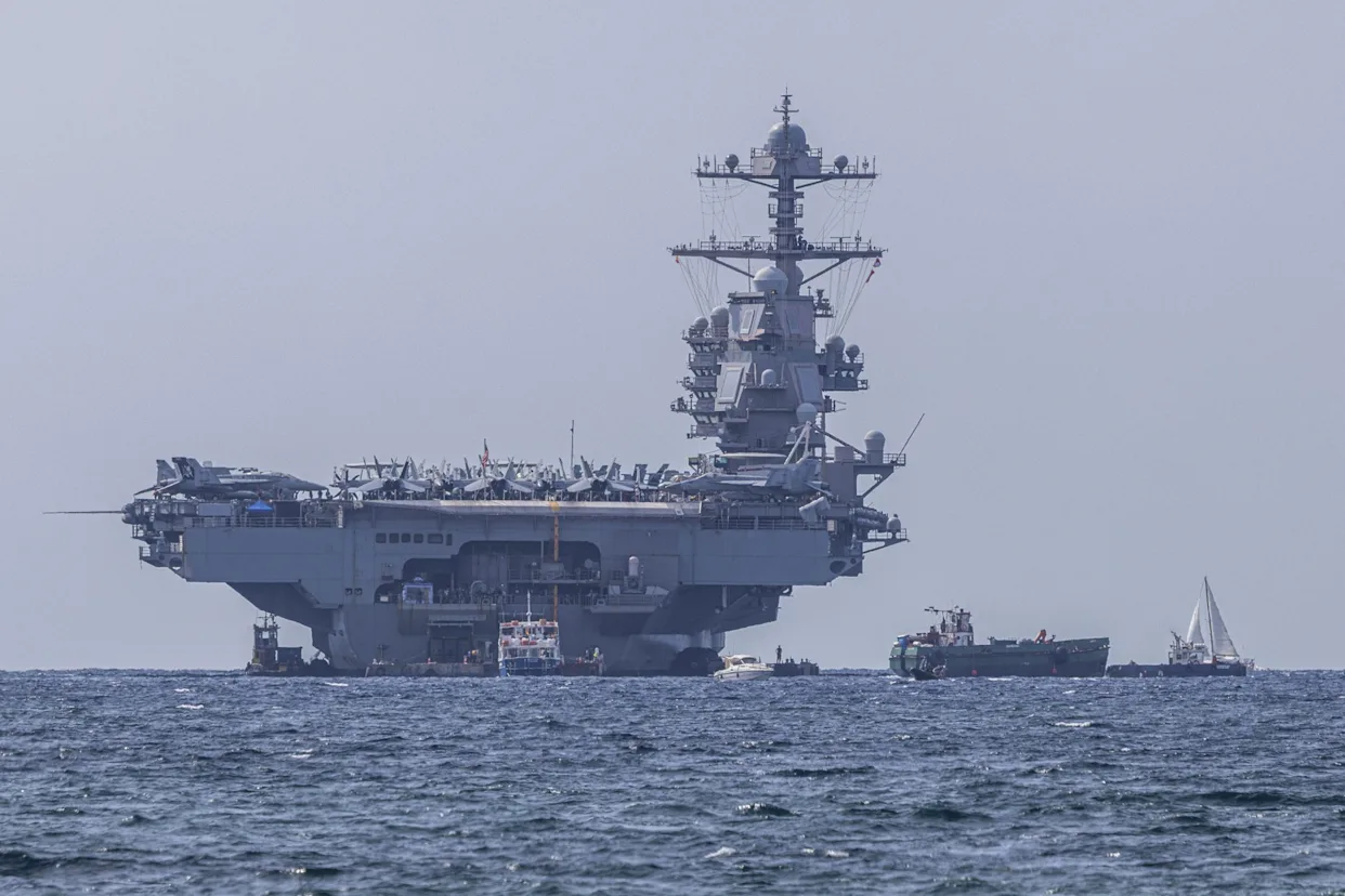 EEUU despliega su portaaviones más avanzado en el Caribe en medio de tensiones con el régimen de Maduro
