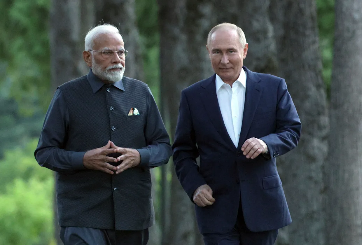 La India confirma que Putin visitará el país y se reunirá con Modi en Nueva Delhi