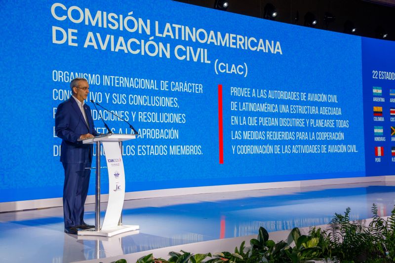 Presidente destaca liderazgo de la República Dominicana en aviación civil y conectividad aérea en la región