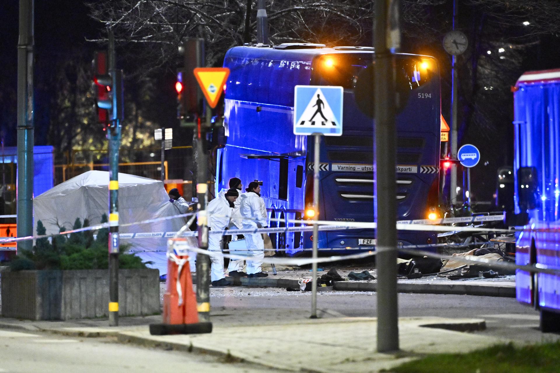 Varios muertos y heridos tras ser atropellados por un autobús en el centro de Estocolmo