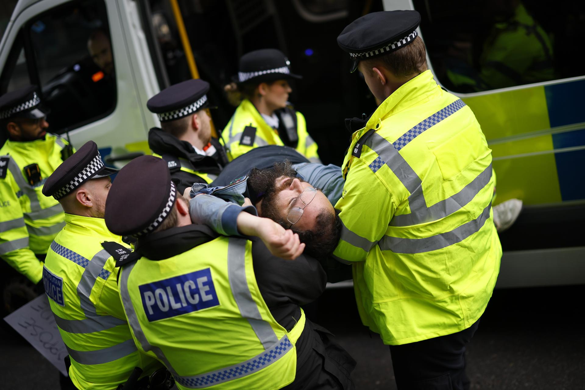Un total de 47 personas detenidas en una protesta propalestina en Londres