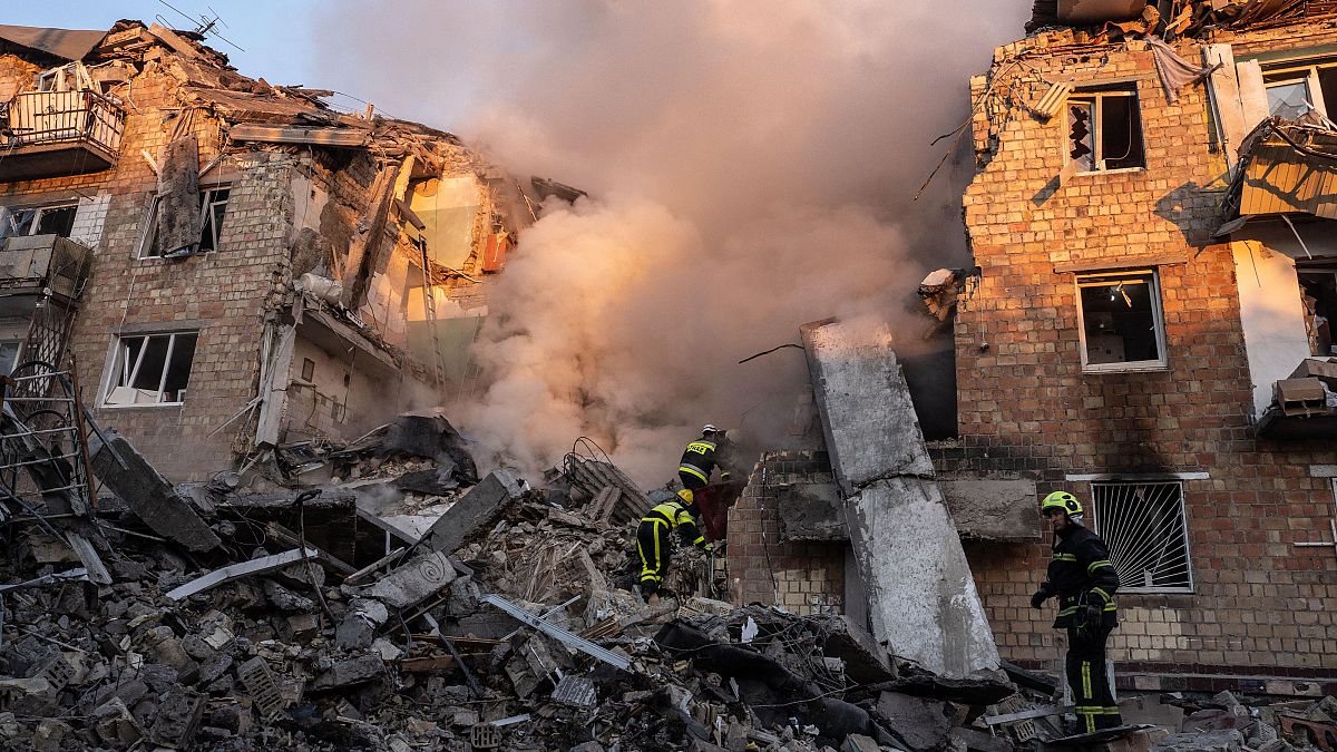 Rusia vuelve a bombardear Kiev en un ataque masivo que deja cinco muertos