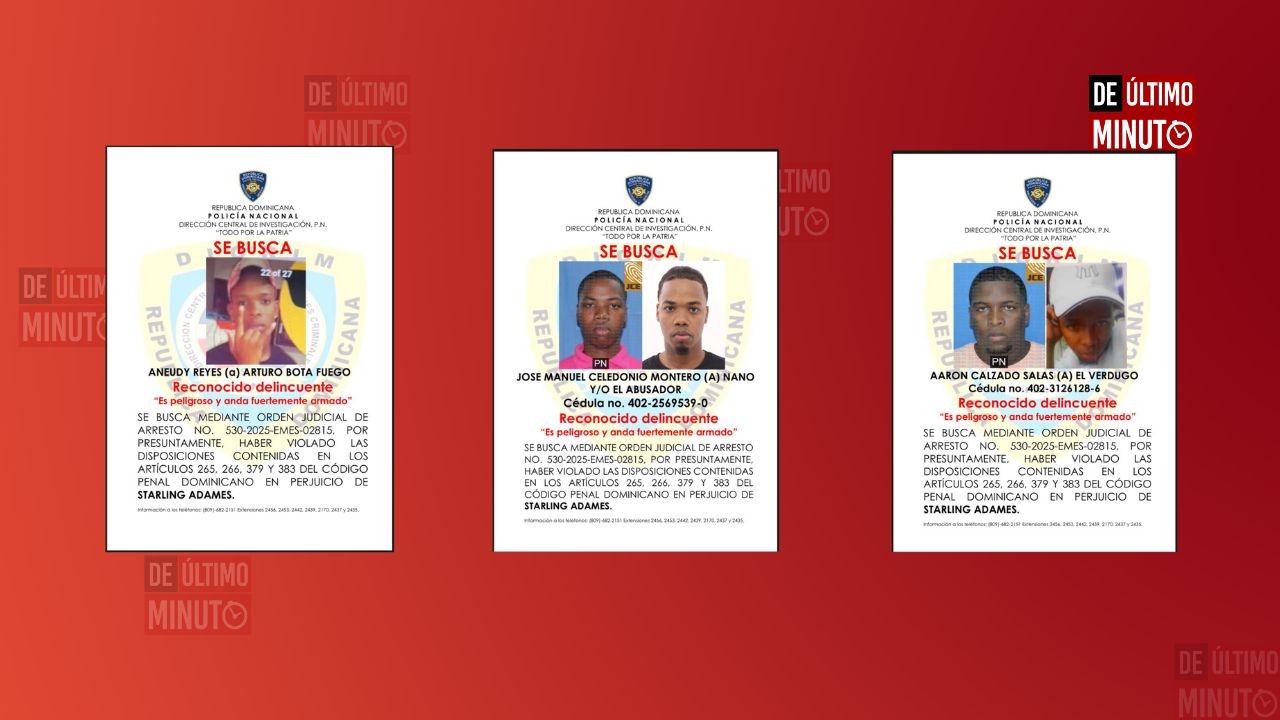 Policía identifica y persigue peligrosa banda armada captada en video durante asalto en SDE