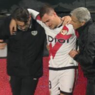 El Rayo Vallecano descarta una lesión grave de Jorge de Frutos