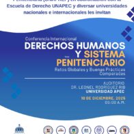 Realizarán conferencia internacional sobre Derechos Humanos y el Sistema Penitenciario