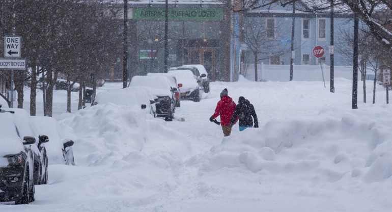 Tormenta de nieve afecta a más de 1.5 millones de dominicanos en el noreste de Estados Unidos