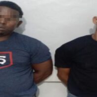 Policía apresa a dos hombres y frustra intento de robo en establecimiento comercial de Villa Mella