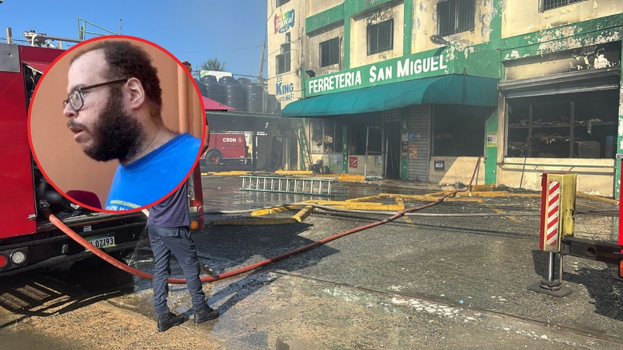 Eliseo Peña destaca evacuación total de empleados tras incendio en Ferretería San Miguel