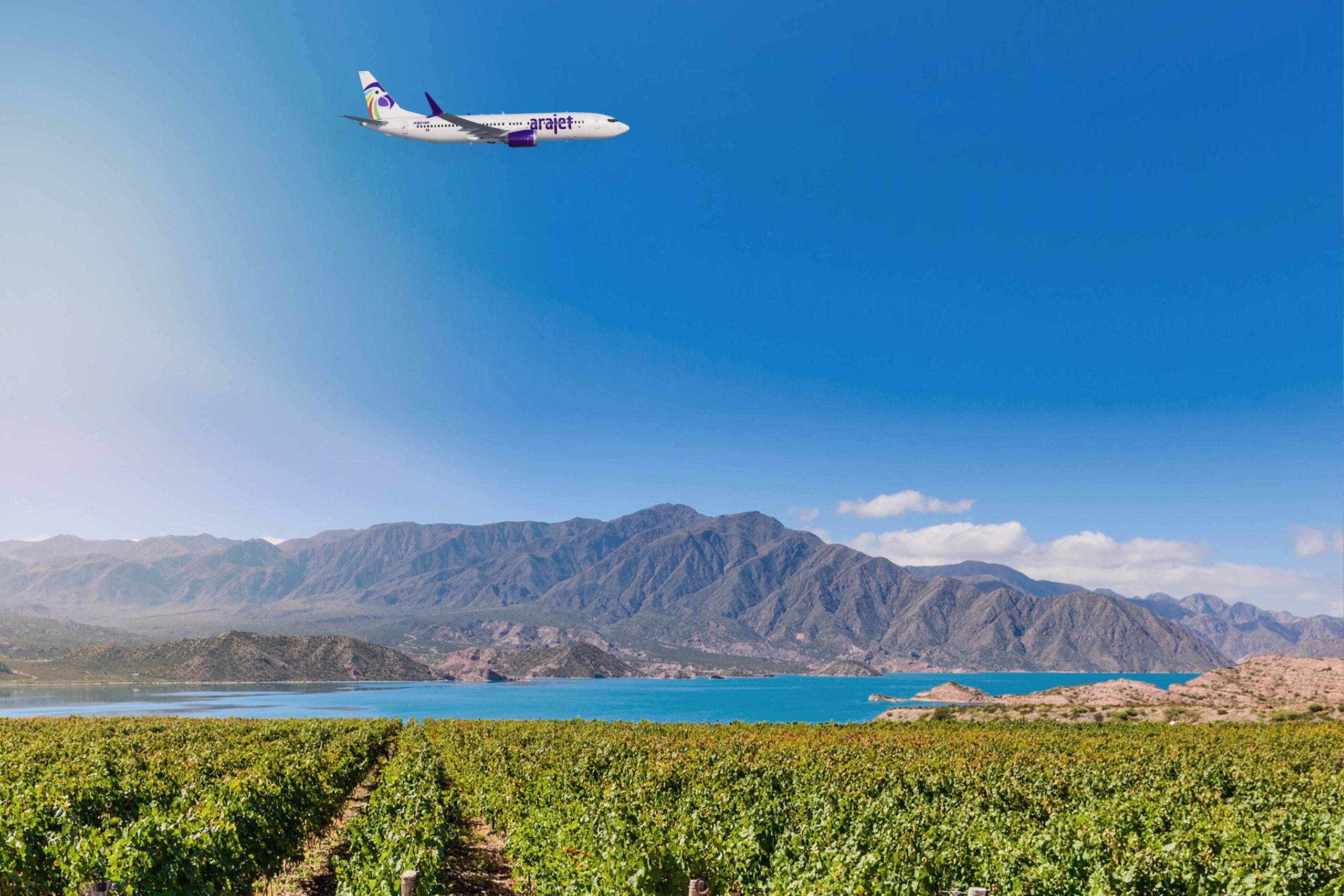 Arajet anuncia vuelo directo Punta Cana - Mendoza con tres frecuencias semanales