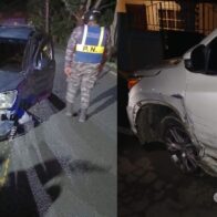 Accidente de tránsito deja solo daños materiales en sector Loma Azul, Tenares