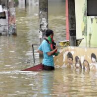 Elevan a 366 los muertos por las fuertes inundaciones en Sri Lanka