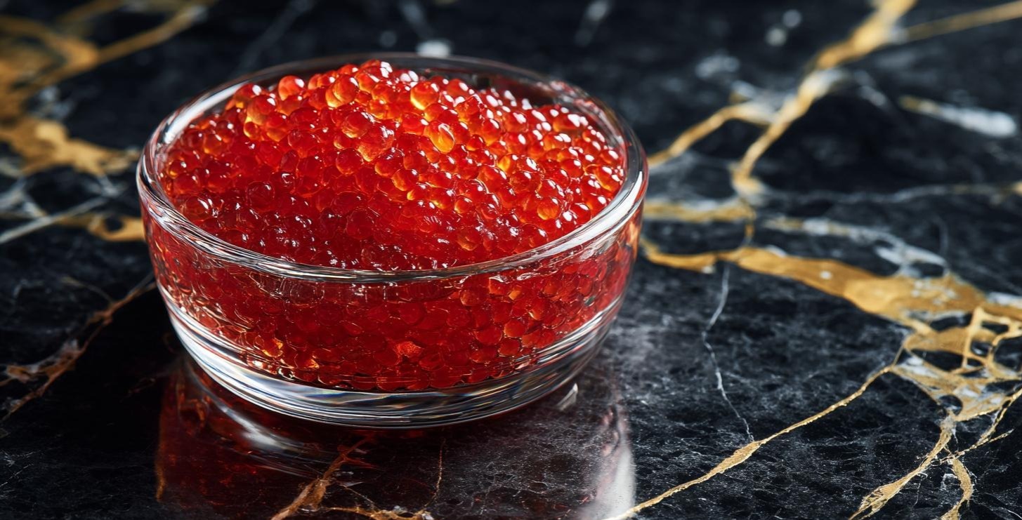 Detienen a una joven rusa por robar 22 tarros de caviar rojo para comérselos