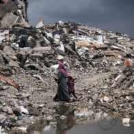 Defensa Civil de Gaza cifra en 17 los edificios derrumbados por las fuertes lluvias