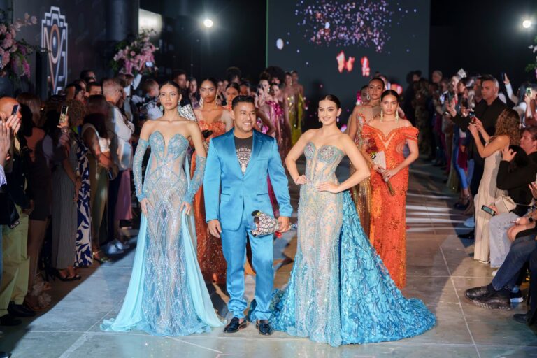 Diseñador Eddy Rambaldy presenta su colección 2025 en los Premios Fashion Top Models Internacional