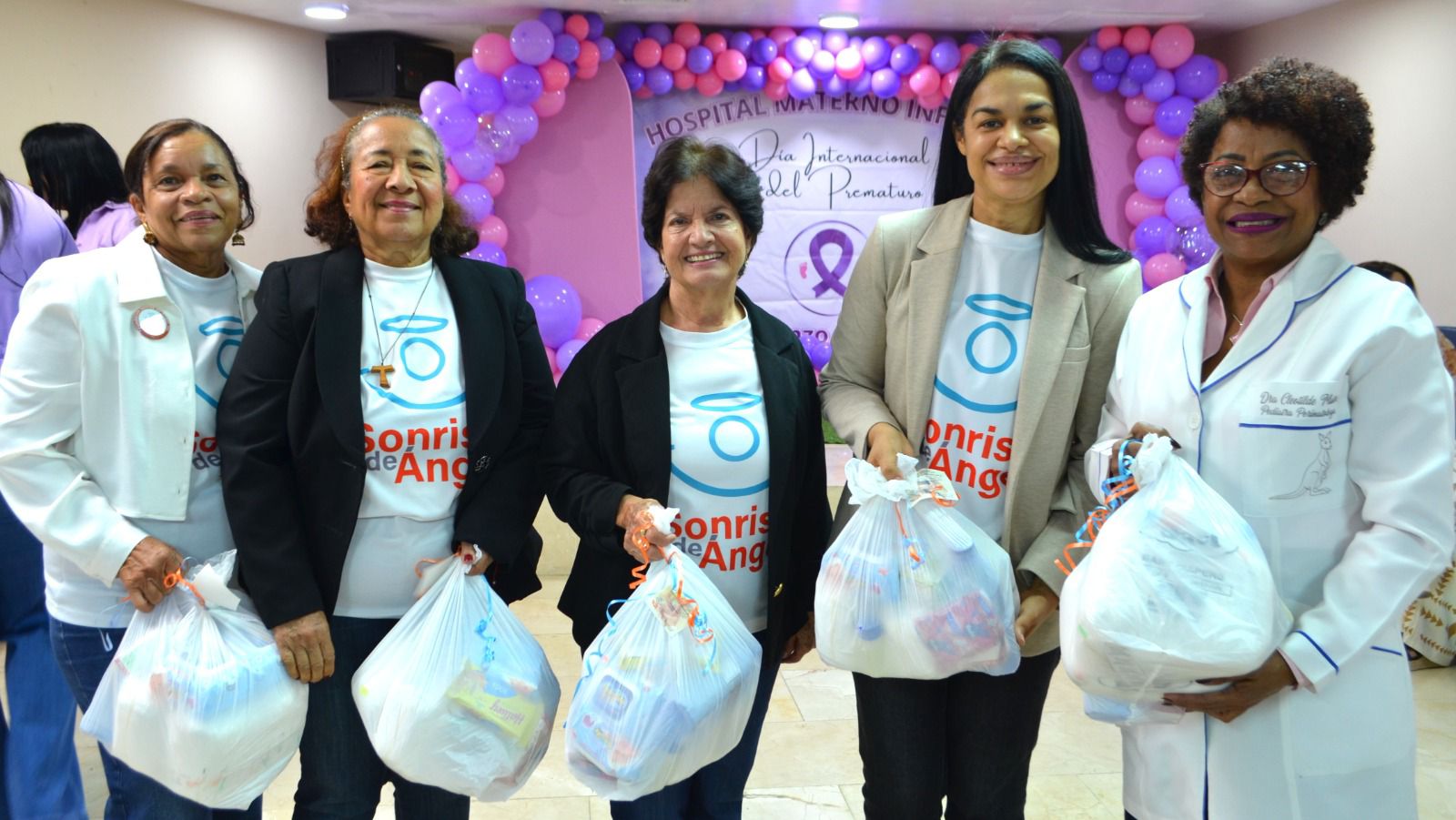 Fundación Sonrisa de Ángel beneficia a 250 prematuros con entrega de kits en doce hospitales del país