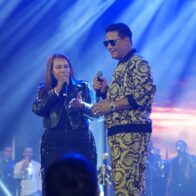 Casilda, protagonizó un emotivo momento en el concierto de su hermano Raulin Rodríguez
