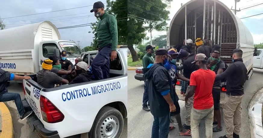 Agentes de Migración causan accidente a nacional haitiano durante persecución en Jarabacoa