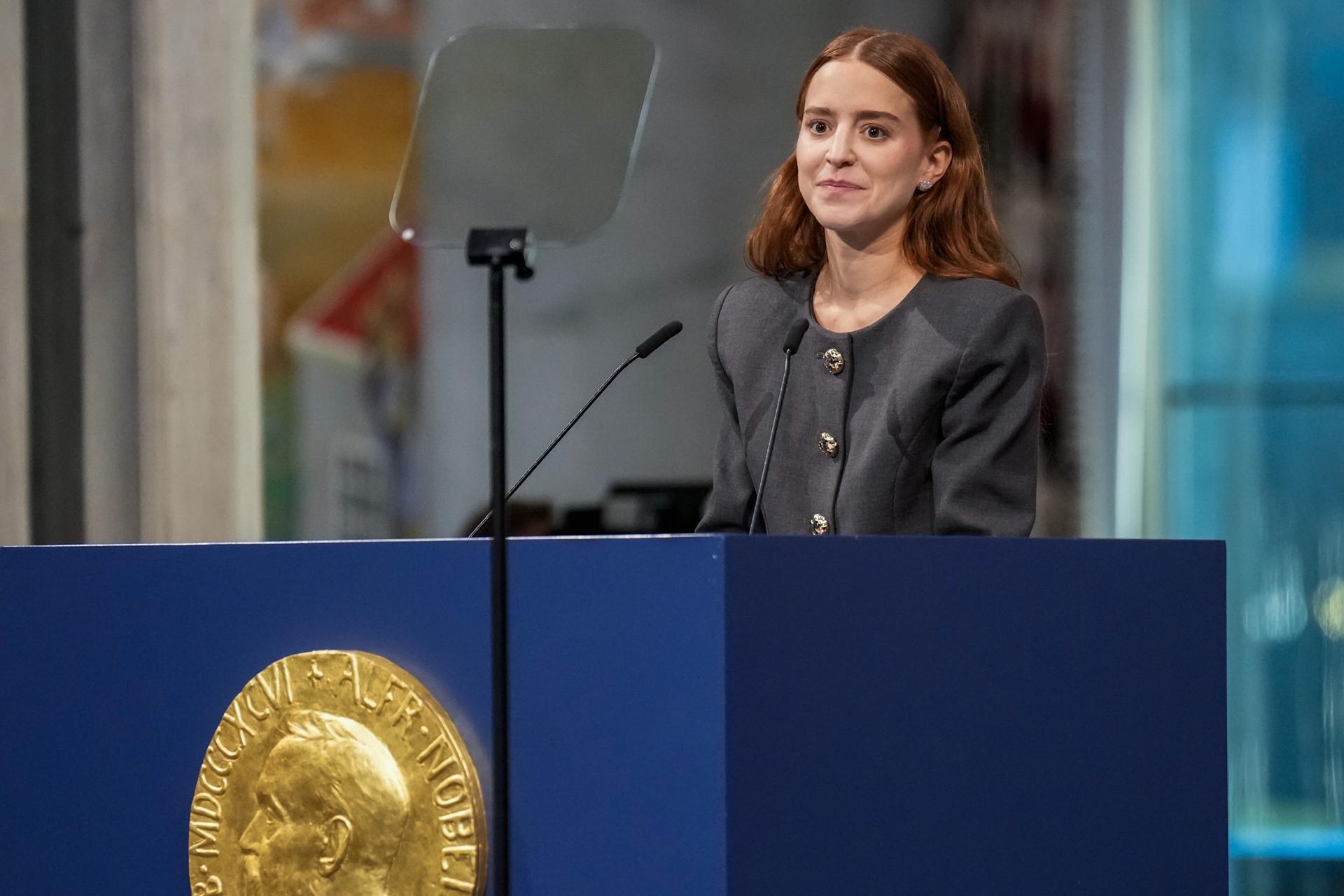 Hija de María Corina Machado confirma que "en unas horas" la Premio Nobel llegará a Oslo