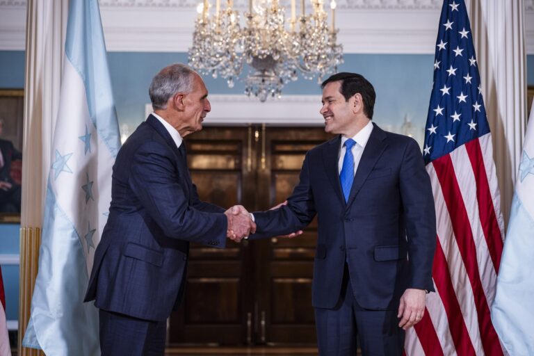 Marco Rubio recibe al presidente electo Asfura tras su polémica victoria en Honduras