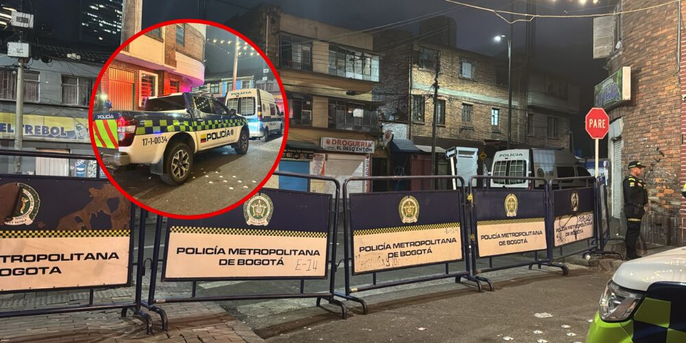 Un muerto y trece heridos por la explosión de una granada en un barrio céntrico de Bogotá