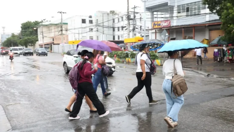 INDOMET pronostica aguaceros fuertes, tormentas eléctricas y posibles granizadas para este jueves