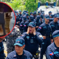 Captan agresión de agentes policiales a ciudadanos en San Luis, incluyendo joven presuntamente embarazada