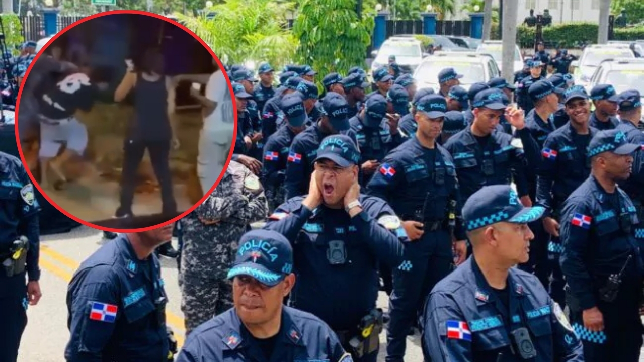 Captan agresión de agentes policiales a ciudadanos en San Luis, incluyendo joven presuntamente embarazada