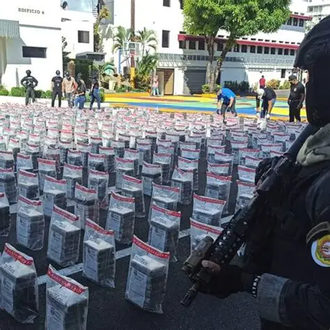 Autoridades decomisan 863 paquetes de cocaína y capturan a dos hombres