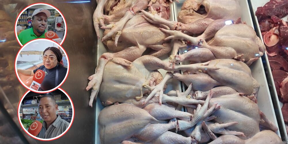 Comerciantes y amas de casa denuncian “divareo” en el precio del pollo