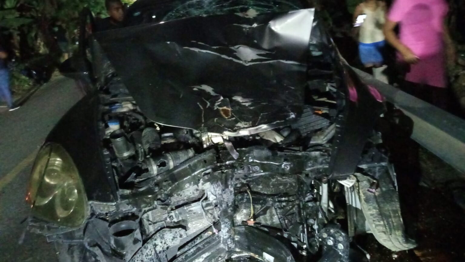 Tres jóvenes pierden la vida en accidente de tránsito en tramo Cerro al Medio–Las Marías, Neiba