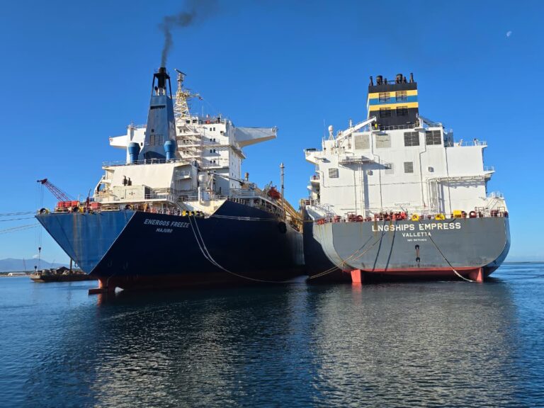 Energía 2000 recibe el primer cargamento de gas natural licuado (LNG) para su proyecto Manzanillo Power Land
