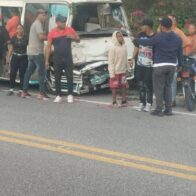 Colisión entre guagua y yipeta deja varios heridos en la carretera Azua–San Juan