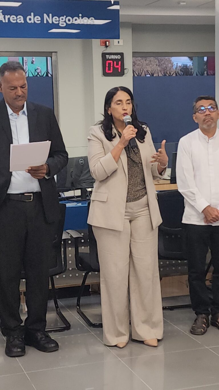 Senadora Lía Díaz agradece a Luis Abinader por hacer realidad la sucursal del Banreservas en Sabana Yegua