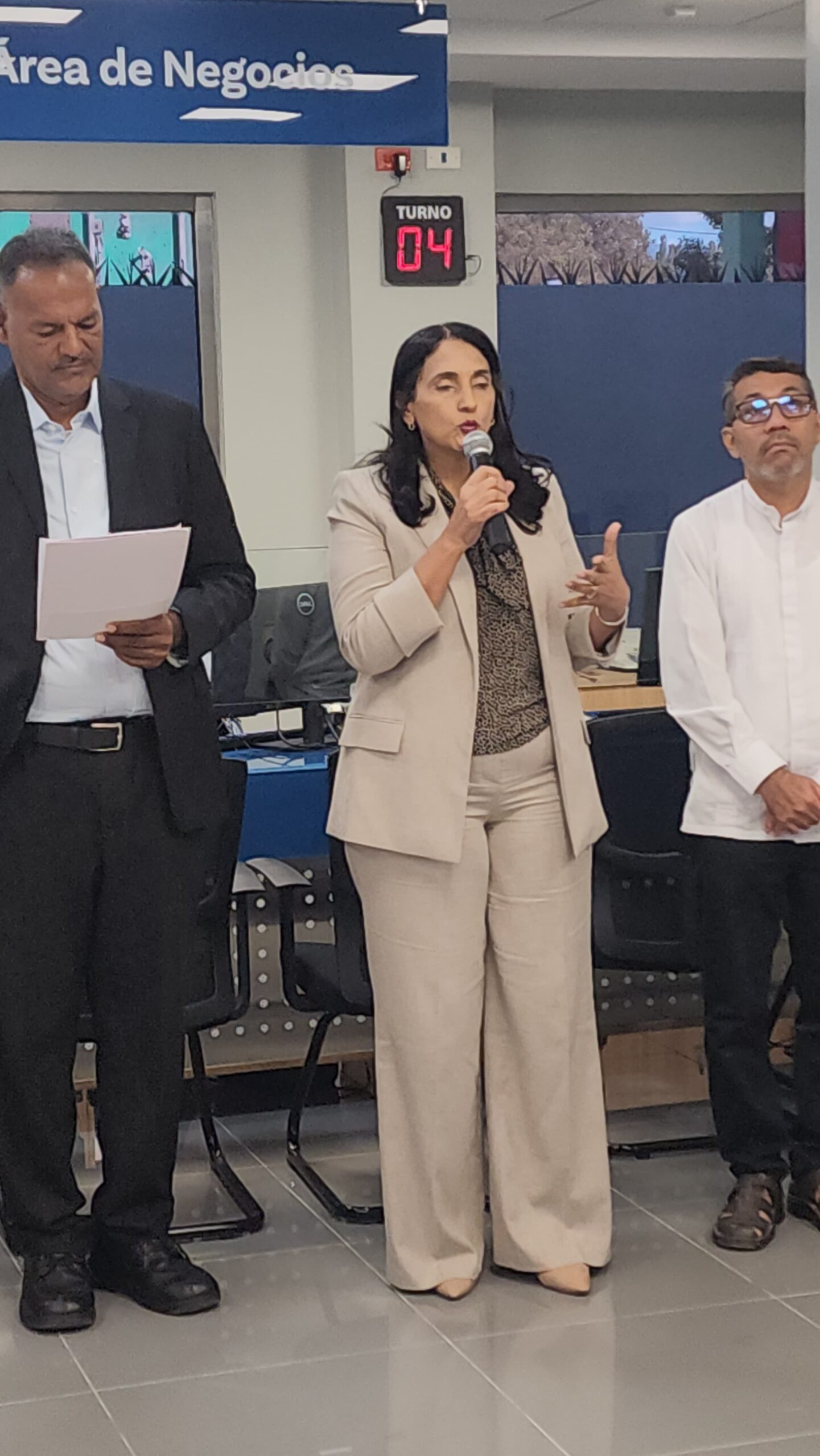 Senadora Lía Díaz agradece a Luis Abinader por hacer realidad la sucursal del Banreservas en Sabana Yegua