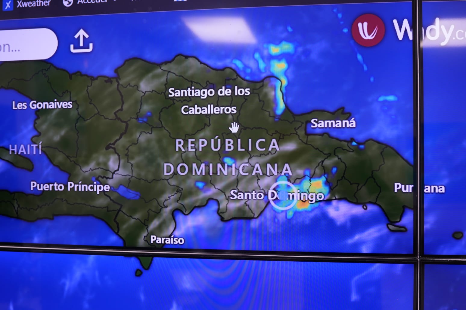 INDOMET pronostica aguaceros dispersos y temperaturas frescas en varias provincias del país