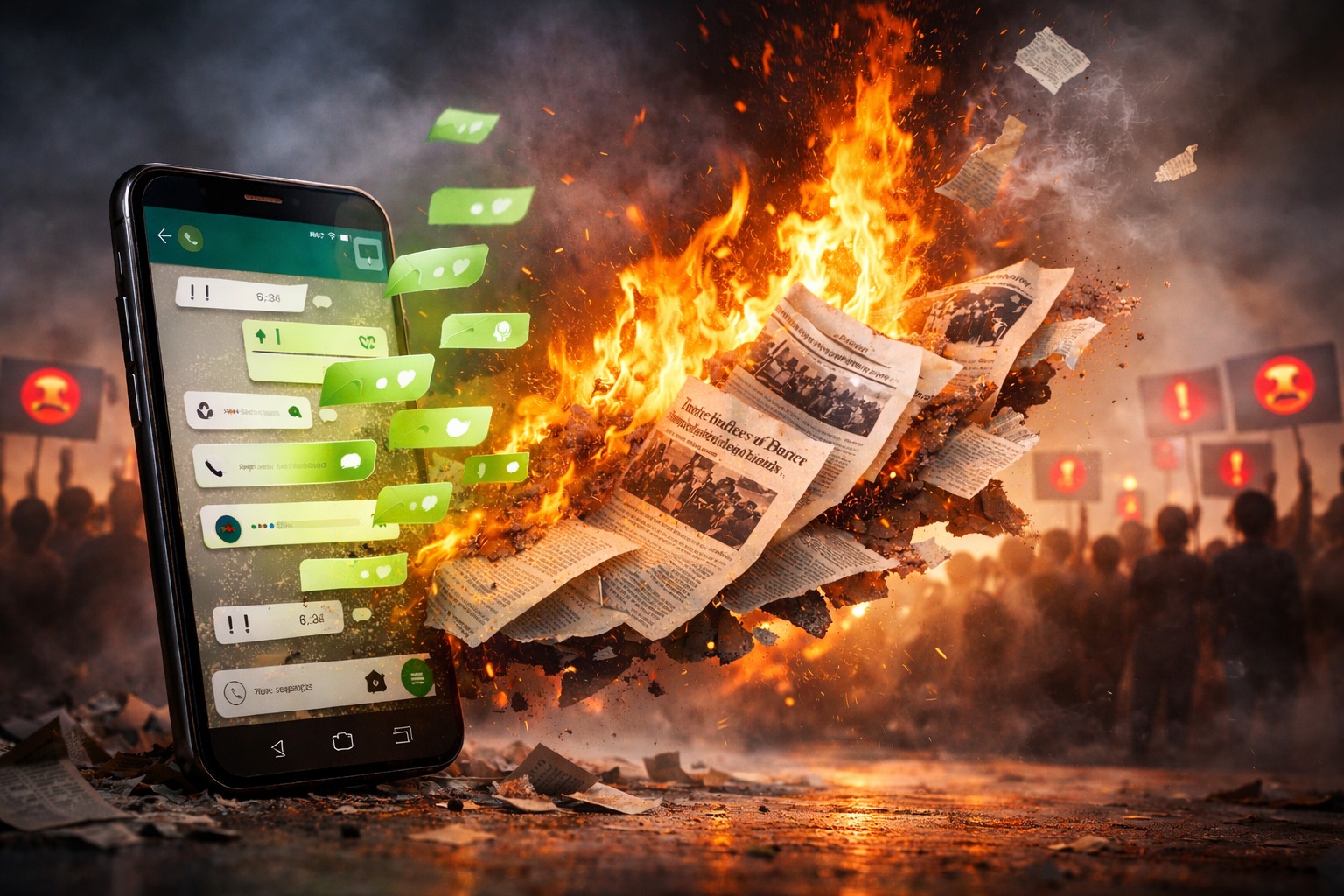 La nueva crisis no empieza en medios, empieza en WhatsApp